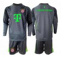 Bayern Munich Bramkarskie Koszulka Wyjazdowa dzieci 2025-26 Długi Rękaw (+ krótkie spodenki)