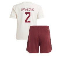 Bayern Munich Dayot Upamecano #2 Koszulka Trzecia dzieci 2023-24 Krótki Rękaw (+ krótkie spodenki)