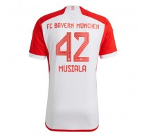 Bayern Munich Jamal Musiala #42 Koszulka Podstawowa 2023-24 Krótki Rękaw