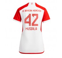 Bayern Munich Jamal Musiala #42 Koszulka Podstawowa damskie 2023-24 Krótki Rękaw