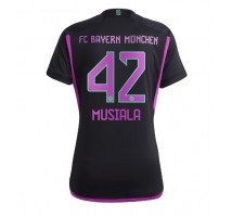 Bayern Munich Jamal Musiala #42 Koszulka Wyjazdowa damskie 2023-24 Krótki Rękaw