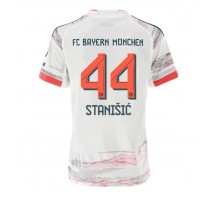 Bayern Munich Josip Stanisic #44 Koszulka Wyjazdowa damskie 2025-26 Krótki Rękaw