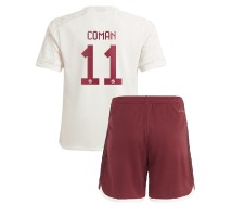 Bayern Munich Kingsley Coman #11 Koszulka Trzecia dzieci 2023-24 Krótki Rękaw (+ krótkie spodenki)