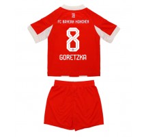 Bayern Munich Leon Goretzka #8 Koszulka Podstawowa dzieci 2025-26 Krótki Rękaw (+ krótkie spodenki)
