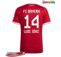 Bayern Munich Luis Diaz #14 Koszulka Podstawowa damskie 2026-27 Krótki Rękaw
