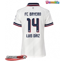 Bayern Munich Luis Diaz #14 Koszulka Wyjazdowa damskie 2026-27 Krótki Rękaw
