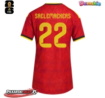 Belgia Alexis Saelemaekers #22 Koszulka Podstawowa damskie MŚ 2026 Krótki Rękaw