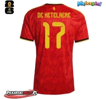 Belgia Charles De Ketelaere #17 Koszulka Podstawowa MŚ 2026 Krótki Rękaw