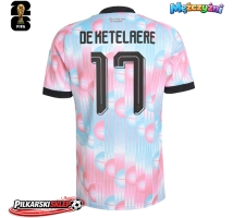 Belgia Charles De Ketelaere #17 Koszulka Wyjazdowa MŚ 2026 Krótki Rękaw