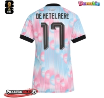 Belgia Charles De Ketelaere #17 Koszulka Wyjazdowa damskie MŚ 2026 Krótki Rękaw