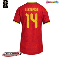 Belgia Dodi Lukebakio #14 Koszulka Podstawowa damskie MŚ 2026 Krótki Rękaw