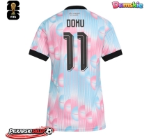 Belgia Jeremy Doku #11 Koszulka Wyjazdowa damskie MŚ 2026 Krótki Rękaw