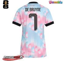 Belgia Kevin De Bruyne #7 Koszulka Wyjazdowa damskie MŚ 2026 Krótki Rękaw