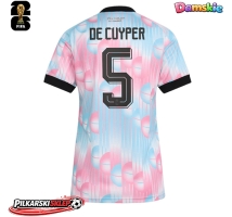 Belgia Maxim De Cuyper #5 Koszulka Wyjazdowa damskie MŚ 2026 Krótki Rękaw