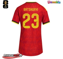 Belgia Michy Batshuayi #23 Koszulka Podstawowa damskie MŚ 2026 Krótki Rękaw