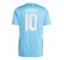 Belgia Romelu Lukaku #10 Koszulka Wyjazdowa ME 2024 Krótki Rękaw