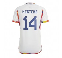 Belgija Dries Mertens #14 Koszulka Wyjazdowa MŚ 2022 Krótki Rękaw