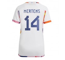 Belgija Dries Mertens #14 Koszulka Wyjazdowa damskie MŚ 2022 Krótki Rękaw