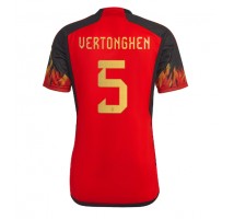 Belgija Jan Vertonghen #5 Koszulka Podstawowa MŚ 2022 Krótki Rękaw