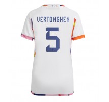 Belgija Jan Vertonghen #5 Koszulka Wyjazdowa damskie MŚ 2022 Krótki Rękaw