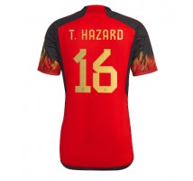 Belgija Thorgan Hazard #16 Koszulka Podstawowa MŚ 2022 Krótki Rękaw