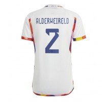 Belgija Toby Alderweireld #2 Koszulka Wyjazdowa MŚ 2022 Krótki Rękaw