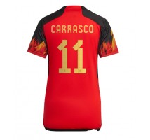 Belgija Yannick Carrasco #11 Koszulka Podstawowa damskie MŚ 2022 Krótki Rękaw