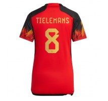 Belgija Youri Tielemans #8 Koszulka Podstawowa damskie MŚ 2022 Krótki Rękaw