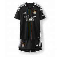 Benfica Koszulka Wyjazdowa dzieci 2023-24 Krótki Rękaw (+ krótkie spodenki)