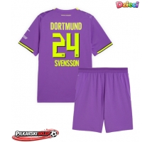 Borussia Dortmund Daniel Svensson #24 Koszulka Trzecia dzieci 2026-27 Krótki Rękaw (+ krótkie spodenki)