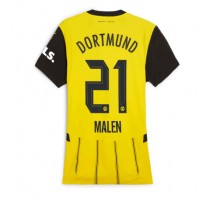 Borussia Dortmund Donyell Malen #21 Koszulka Podstawowa damskie 2024-25 Krótki Rękaw