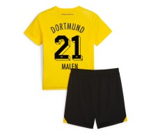 Borussia Dortmund Donyell Malen #21 Koszulka Podstawowa dzieci 2023-24 Krótki Rękaw (+ krótkie spodenki)