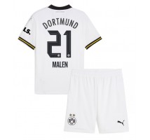 Borussia Dortmund Donyell Malen #21 Koszulka Trzecia dzieci 2024-25 Krótki Rękaw (+ krótkie spodenki)
