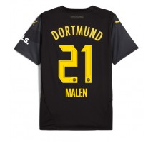 Borussia Dortmund Donyell Malen #21 Koszulka Wyjazdowa 2024-25 Krótki Rękaw