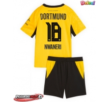 Borussia Dortmund Ethan Nwaneri #18 Koszulka Podstawowa dzieci 2026-27 Krótki Rękaw (+ krótkie spodenki)