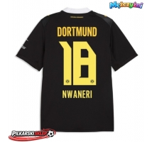 Borussia Dortmund Ethan Nwaneri #18 Koszulka Wyjazdowa 2026-27 Krótki Rękaw