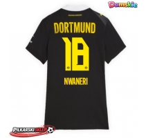 Borussia Dortmund Ethan Nwaneri #18 Koszulka Wyjazdowa damskie 2026-27 Krótki Rękaw