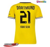 Borussia Dortmund Fabio Silva #21 Koszulka Podstawowa damskie 2026-27 Krótki Rękaw