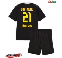 Borussia Dortmund Fabio Silva #21 Koszulka Wyjazdowa dzieci 2026-27 Krótki Rękaw (+ krótkie spodenki)