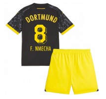 Borussia Dortmund Felix Nmecha #8 Koszulka Wyjazdowa dzieci 2023-24 Krótki Rękaw (+ krótkie spodenki)