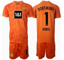 Borussia Dortmund Gregor Kobel #1 Bramkarskie Koszulka Trzecia dzieci 2024-25 Krótki Rękaw (+ krótkie spodenki)