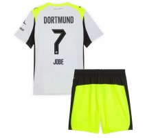 Borussia Dortmund Jobe Bellingham #7 Koszulka Wyjazdowa dzieci 2025-26 Krótki Rękaw (+ krótkie spodenki)