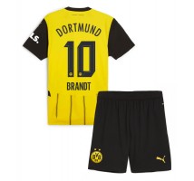 Borussia Dortmund Julian Brandt #10 Koszulka Podstawowa dzieci 2024-25 Krótki Rękaw (+ krótkie spodenki)
