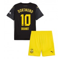 Borussia Dortmund Julian Brandt #10 Koszulka Wyjazdowa dzieci 2024-25 Krótki Rękaw (+ krótkie spodenki)