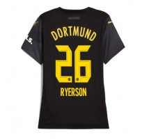Borussia Dortmund Julian Ryerson #26 Koszulka Wyjazdowa damskie 2024-25 Krótki Rękaw