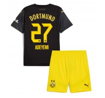 Borussia Dortmund Karim Adeyemi #27 Koszulka Wyjazdowa dzieci 2024-25 Krótki Rękaw (+ krótkie spodenki)
