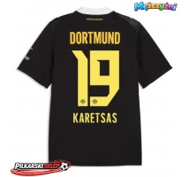 Borussia Dortmund Konstantinos Karetsas #19 Koszulka Wyjazdowa 2026-27 Krótki Rękaw