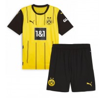 Borussia Dortmund Koszulka Podstawowa dzieci 2024-25 Krótki Rękaw (+ krótkie spodenki)