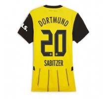 Borussia Dortmund Marcel Sabitzer #20 Koszulka Podstawowa damskie 2024-25 Krótki Rękaw