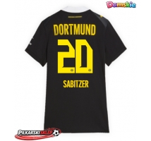 Borussia Dortmund Marcel Sabitzer #20 Koszulka Wyjazdowa damskie 2026-27 Krótki Rękaw